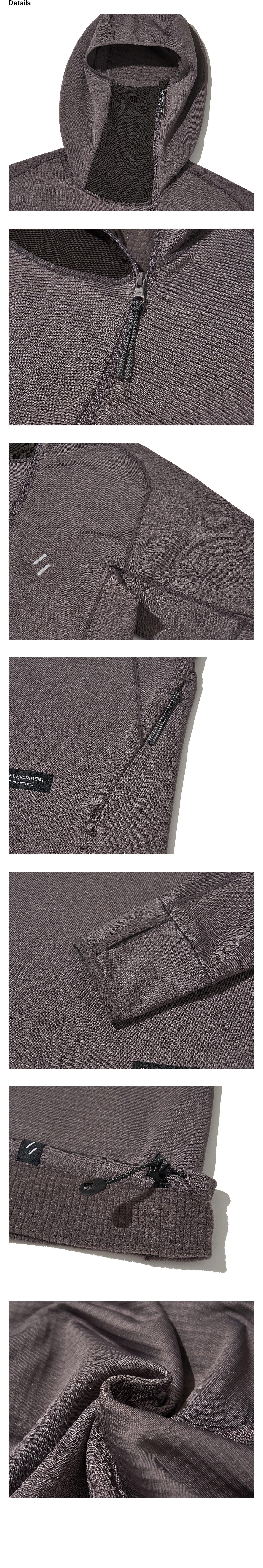Thermosquare Fleece Trail Hoodie Grayish Purple