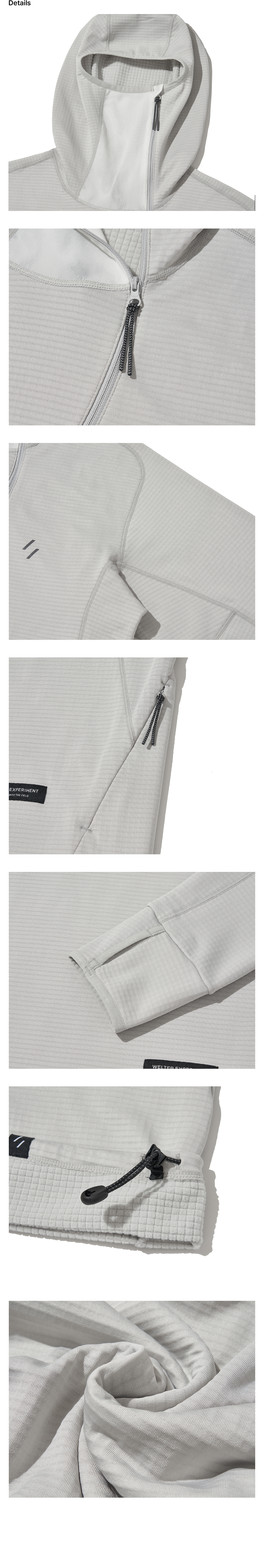 Thermosquare Fleece Trail Hoodie White