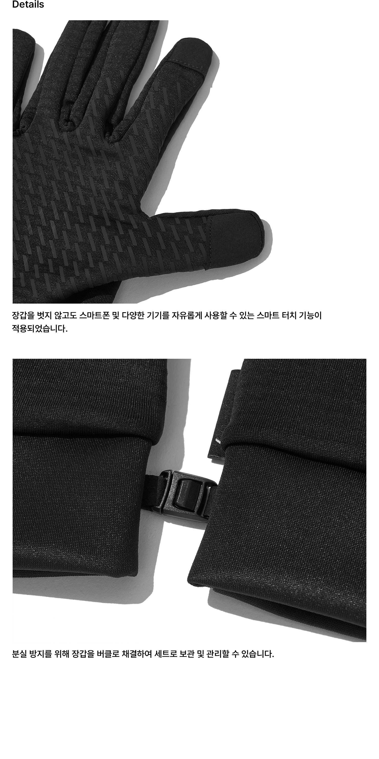 Thermosquare Fleece Gloves Black