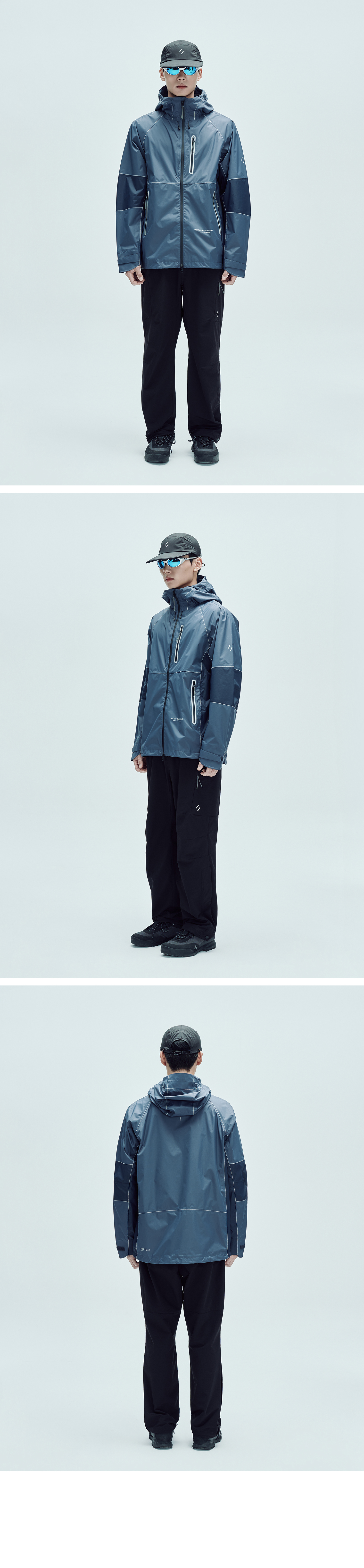 Mistral Pertex Shell Jacket Grayish Blue