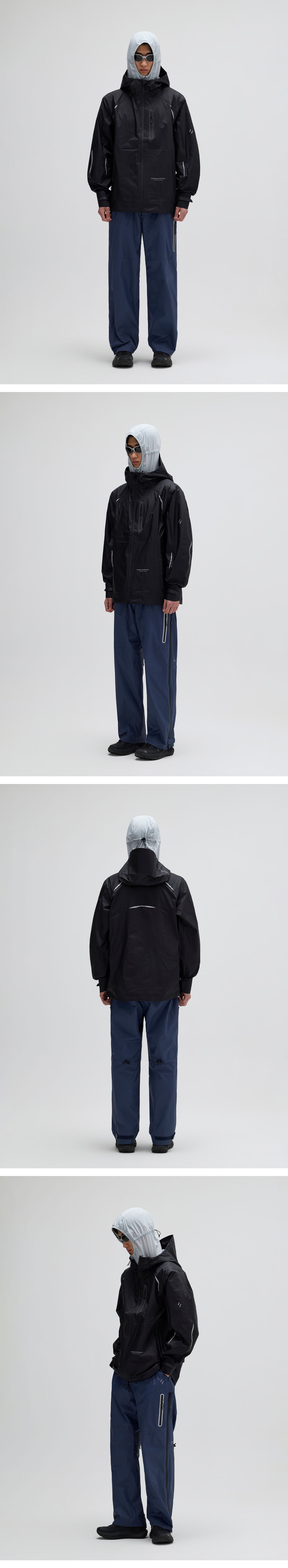 3LAYER SLIT REFLECTIVE HARD SHELL JACKET_BLACK_WOL063