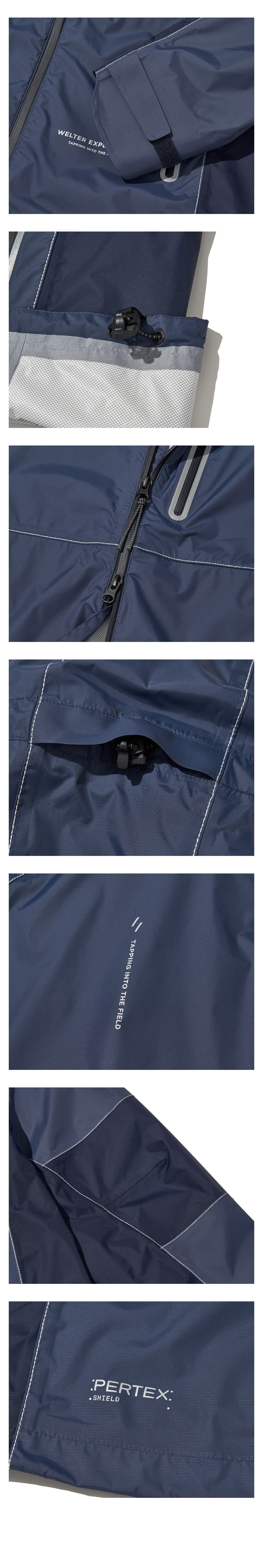Mistral Pertex Shell Jacket Grayish Blue