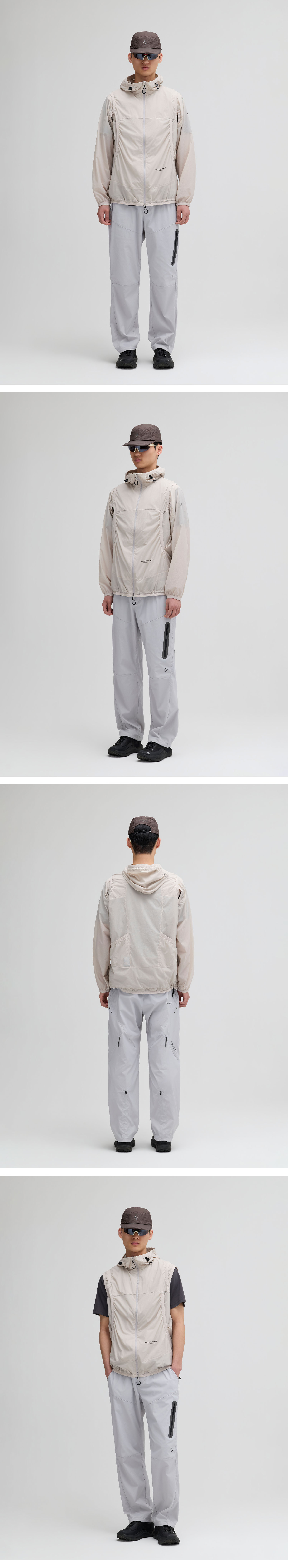 DETACHABLE LIGHT WINDBREAKER_CREAM_WOL062