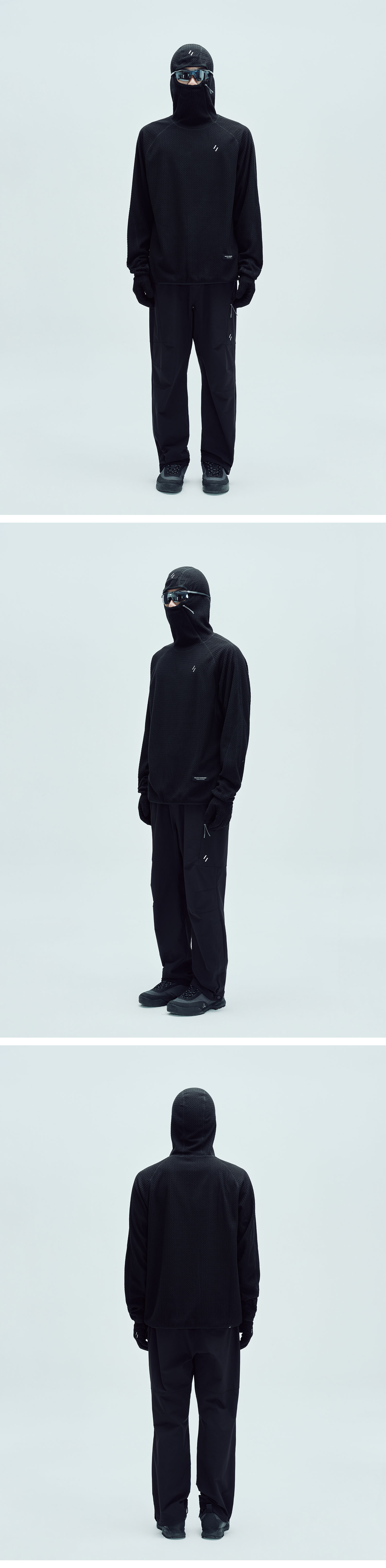 Calora Fleece Hooded Pullover Black
