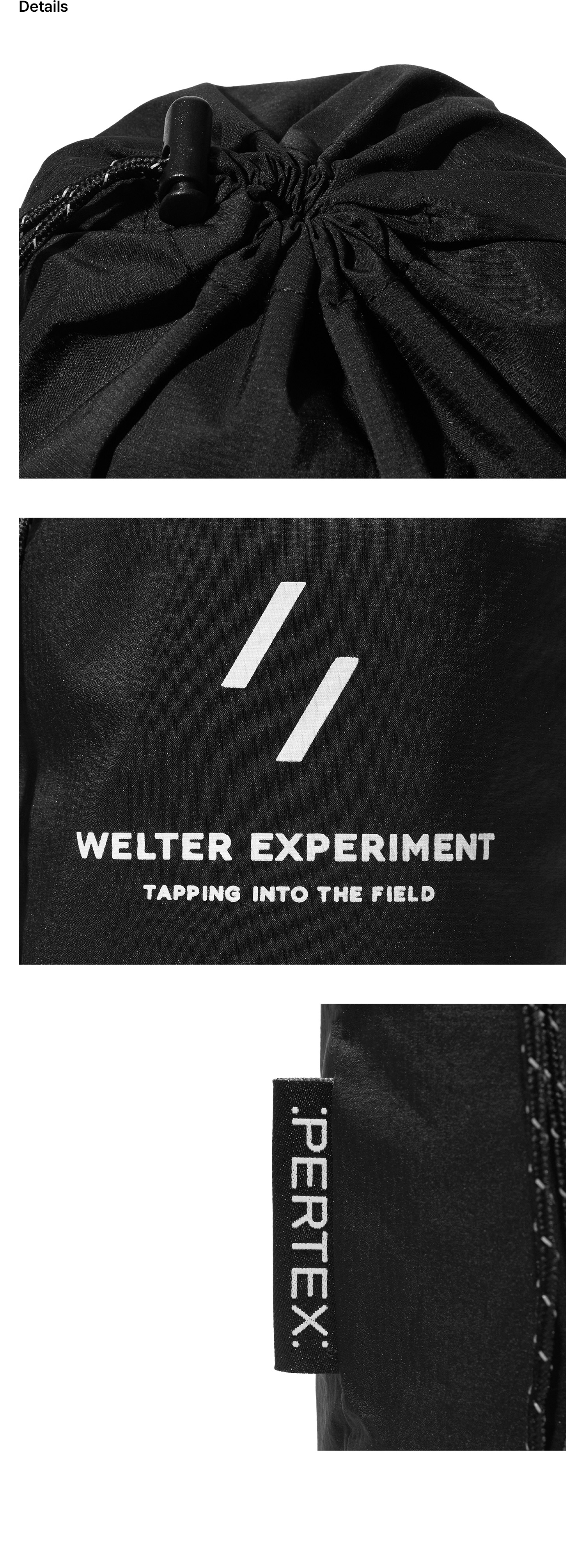 PERTEX® Stuff Bag Black (3L, 5L, 7L)