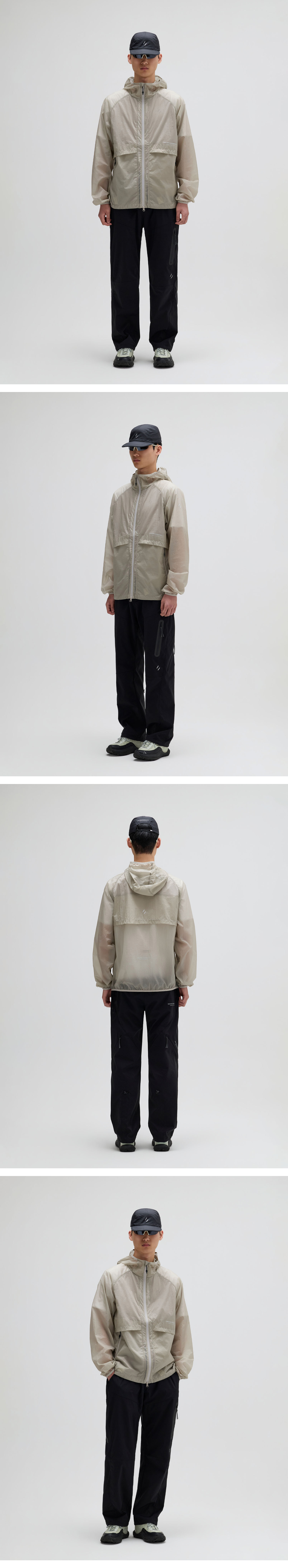 BOREAS VENTILATION WINDBREAKER_LIGHT GRAY