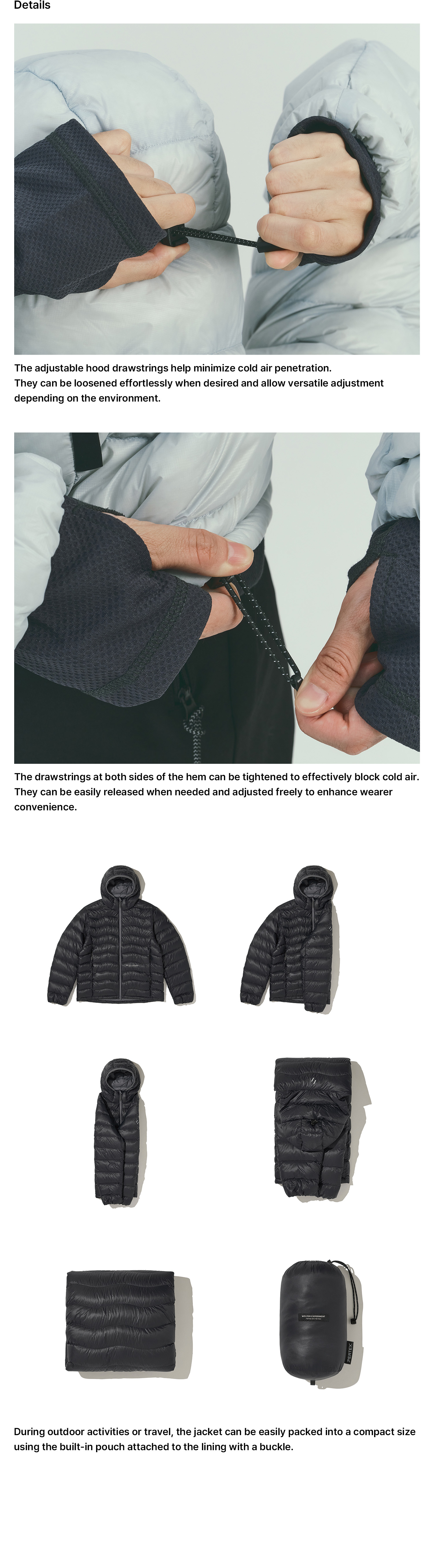 ThermoTrail Lightweight Pertex Down Jacket Light Gray