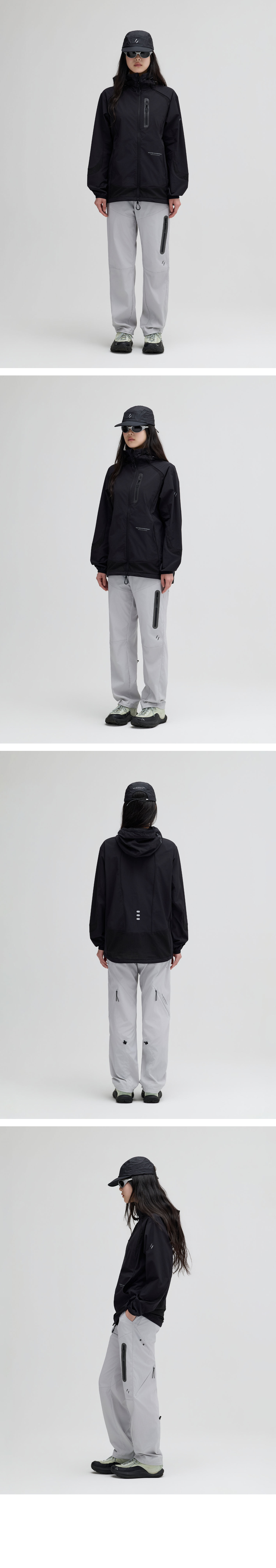 VEO FLEXABLE WINDBREAKER_BLACK_WOL074