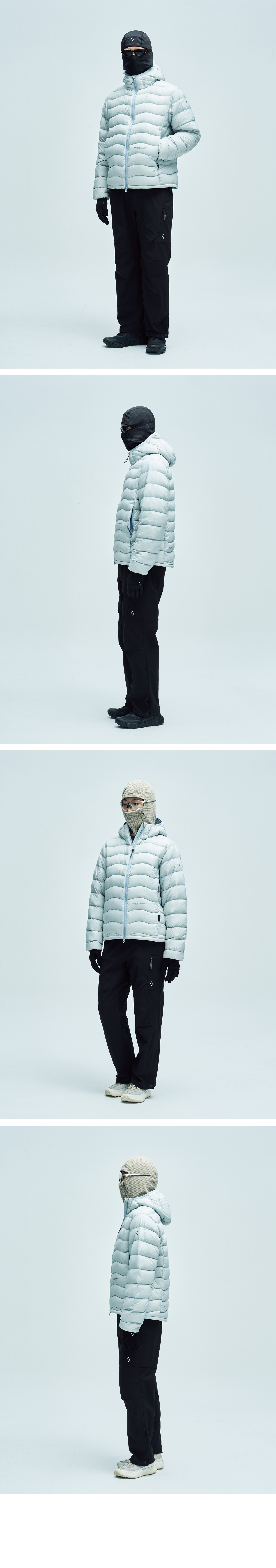 ThermoTrail Lightweight Pertex Down Jacket Light Gray