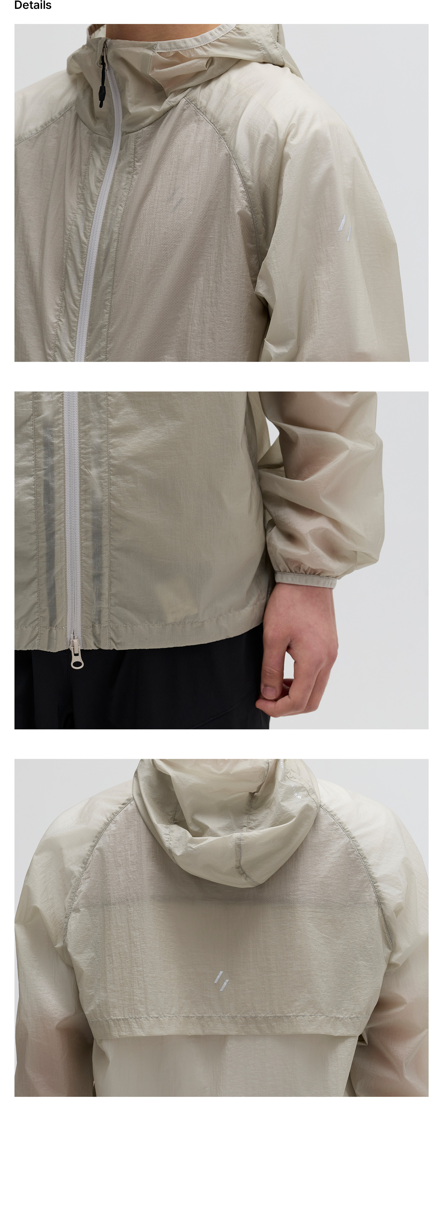 BOREAS VENTILATION WINDBREAKER_LIGHT GRAY
