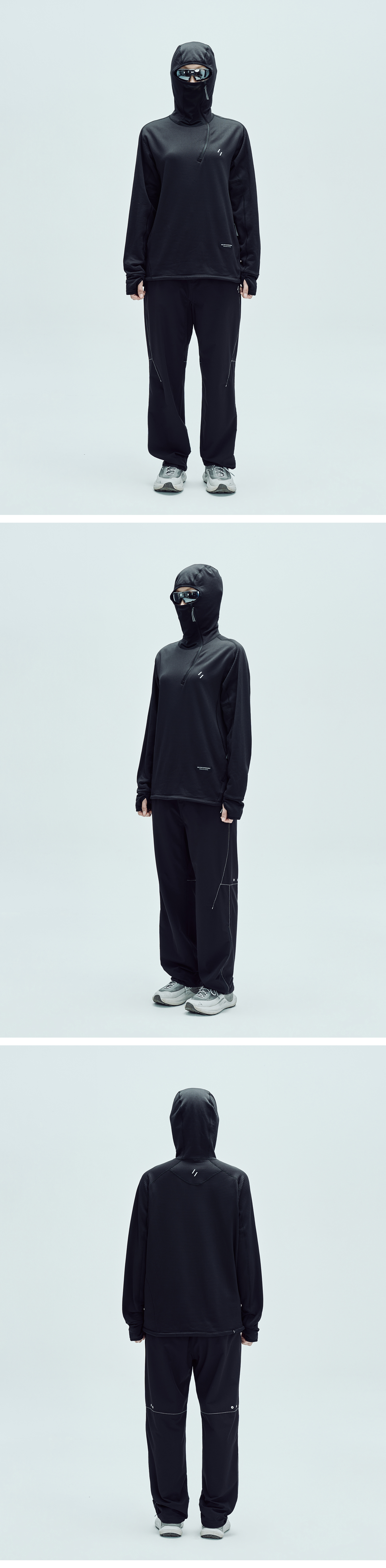 Thermosquare Fleece Trail Hoodie Black