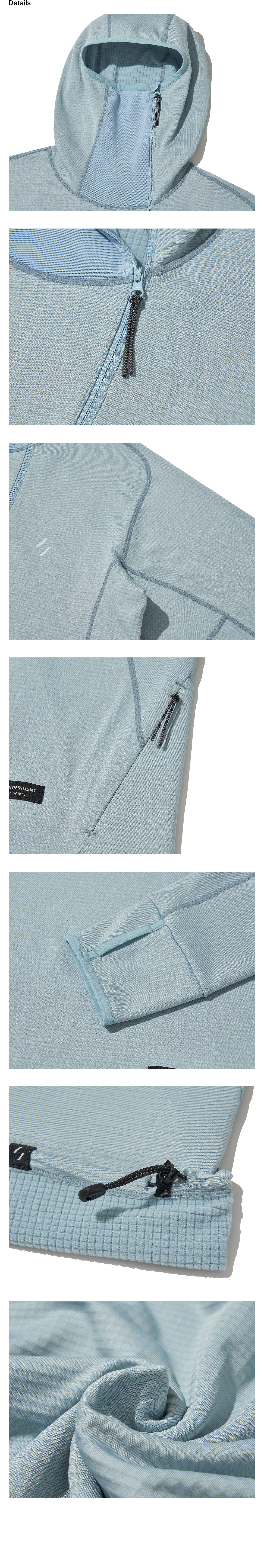 Thermosquare Fleece Trail Hoodie Sky Blue