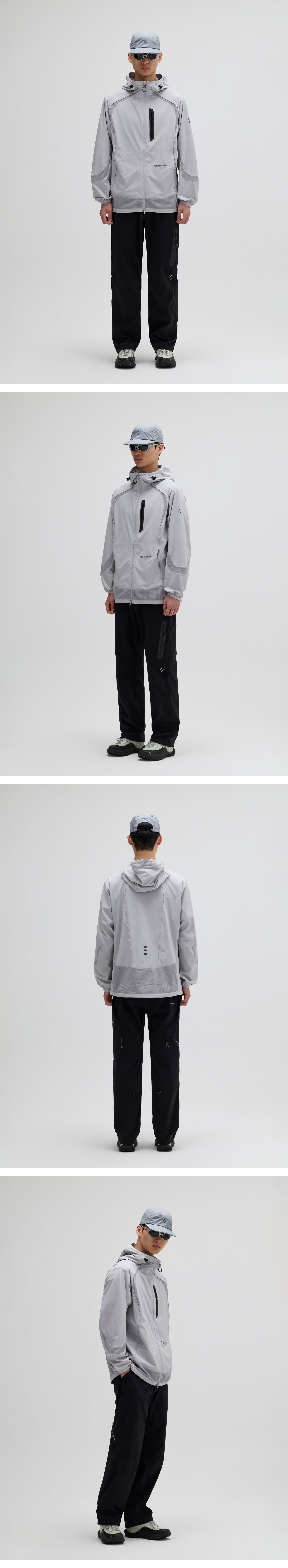 VEO FLEXABLE WINDBREAKER_LIGHT GRAY_WOL075