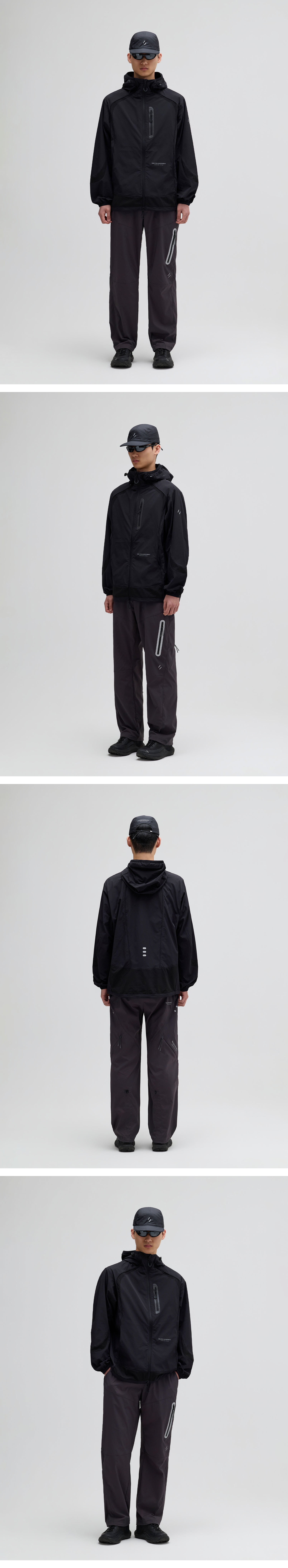 VEO FLEXABLE WINDBREAKER_BLACK_WOL074