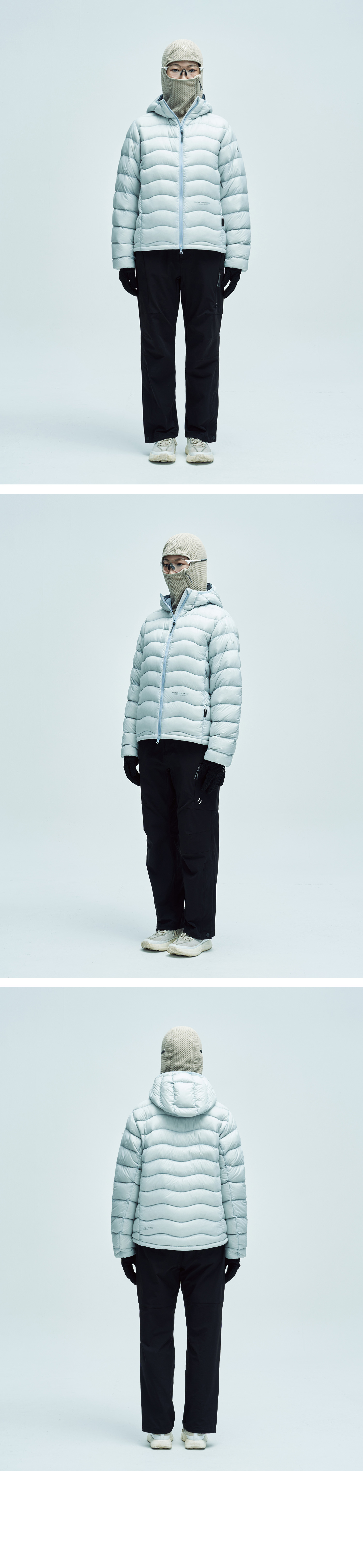 ThermoTrail Lightweight Pertex Down Jacket Light Gray