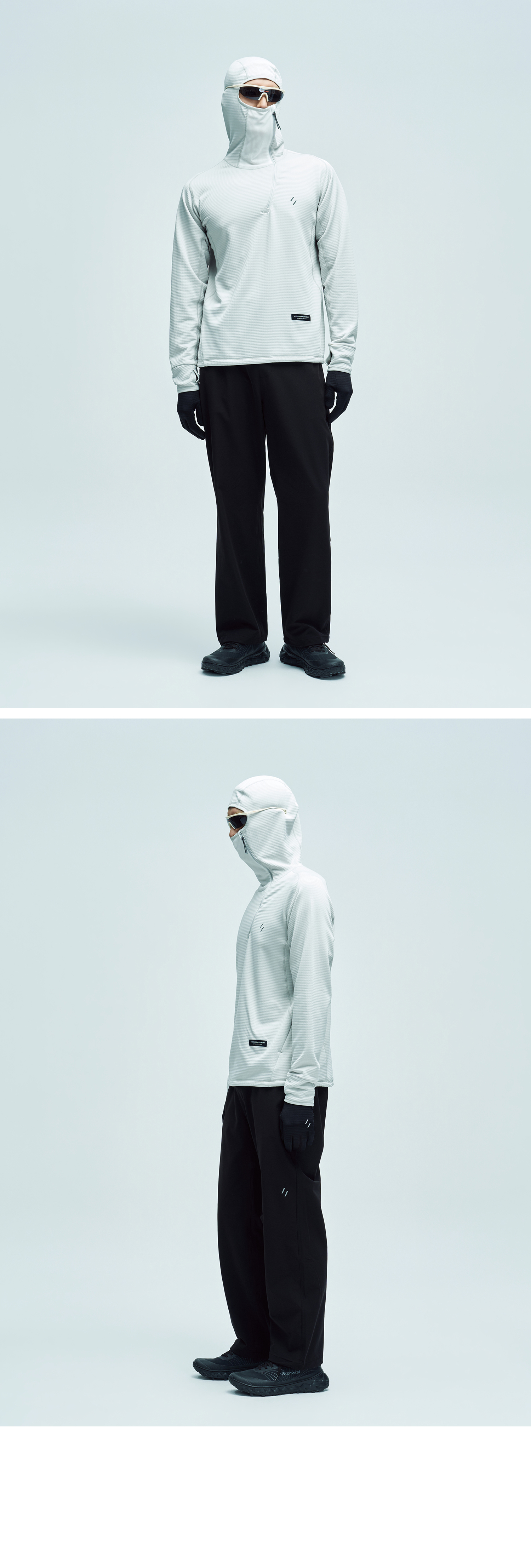 Thermosquare Fleece Trail Hoodie White