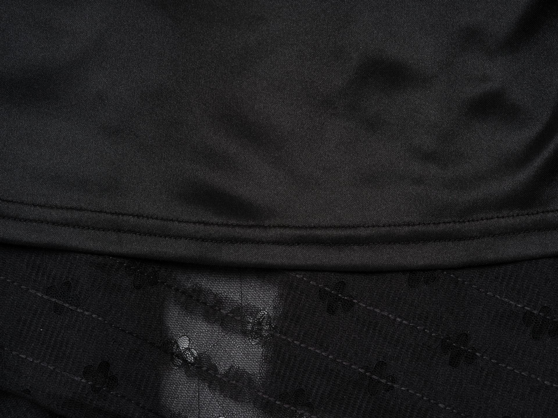 【COYSEIO】SQUARE NECK LACE DRESS BLACK SQUARE NECK LACE DRESS BLACK - coyseio