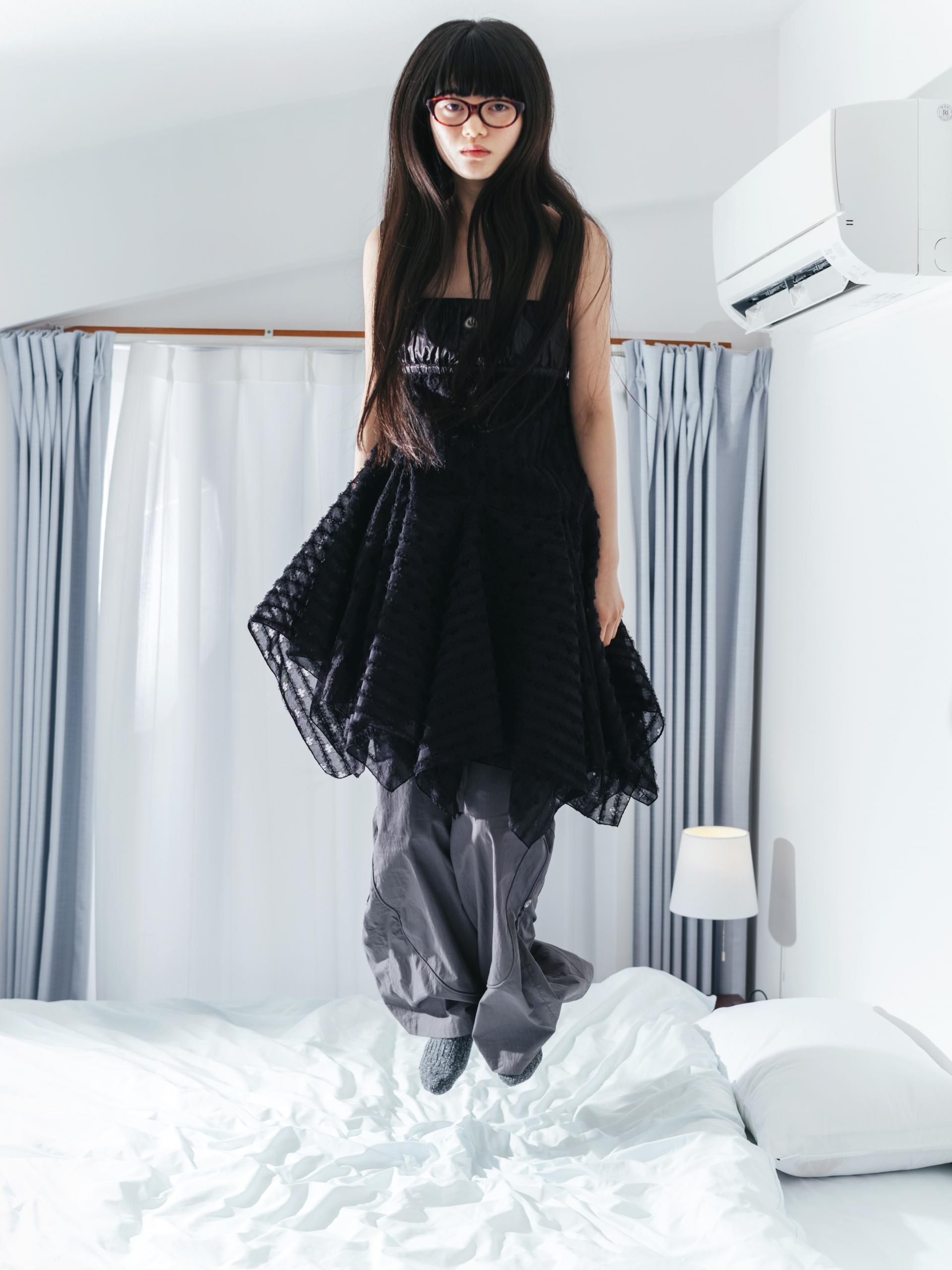 【COYSEIO】SQUARE NECK LACE DRESS BLACK SQUARE NECK LACE DRESS BLACK - coyseio