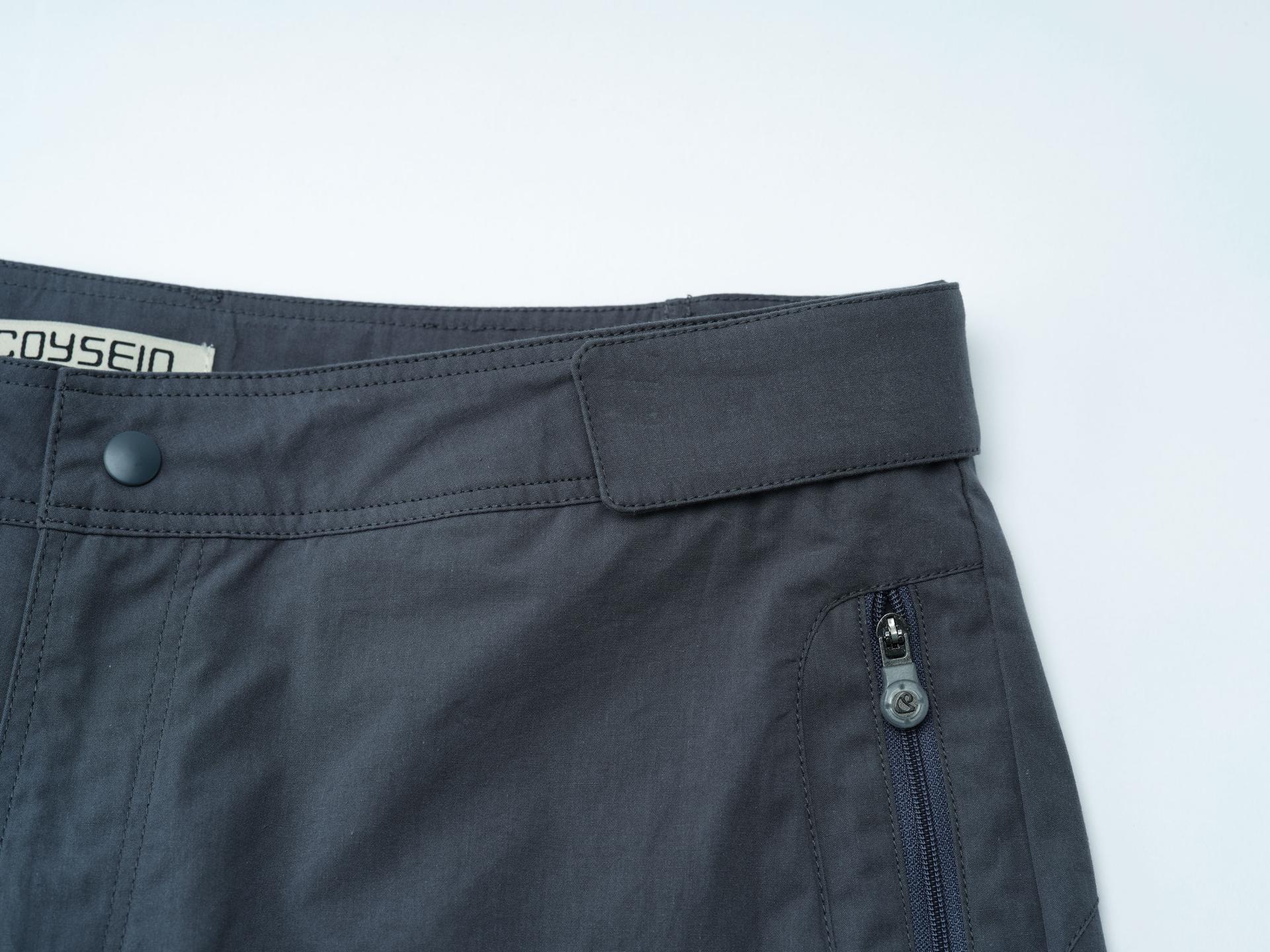 【COYSEIO】CURVE PINTUCK PANTS GREY CURVE PINTUCK PANTS CHARCOAL - coyseio