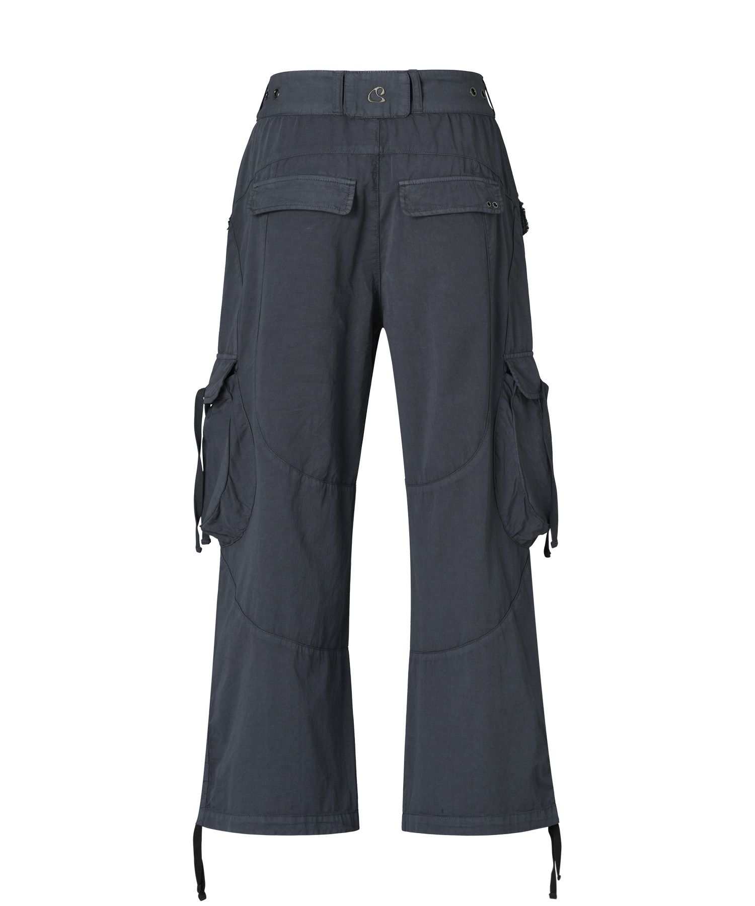 RAW EDGE POCKET PANTS CHARCOAL | coyseio