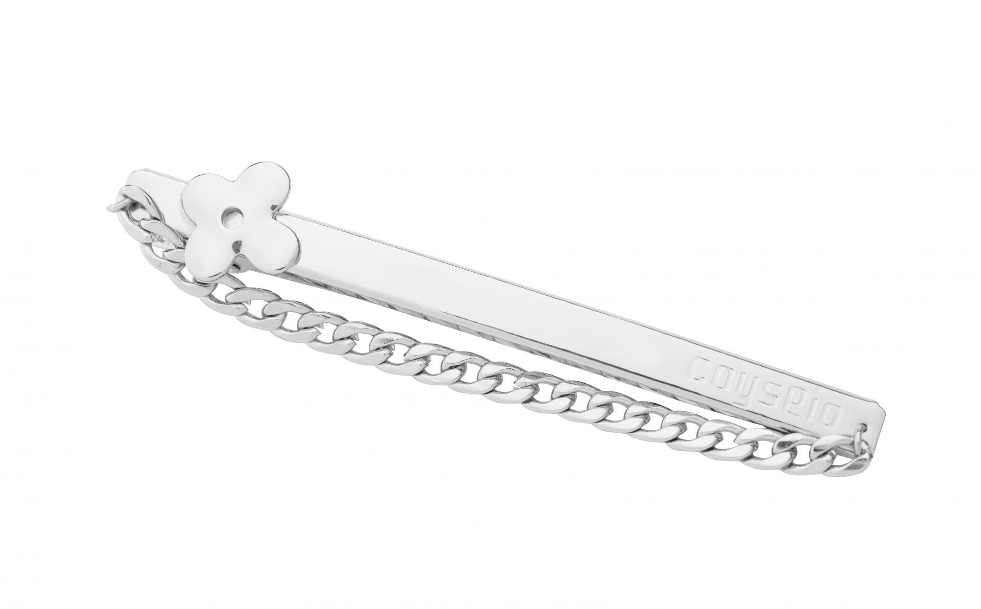【COYSEIO】 FLOWER CHAIN PIN CHROME ★送料・関税込★ MUSINSA公式 | COYSEIO FLOWER CHAIN PIN CHROME