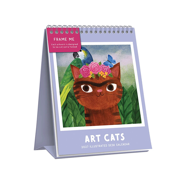 [2027Calendar] Art Cats Desk Calendar
