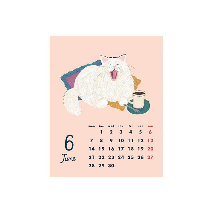 [2027Calendar] CAT AND Kahoko Sodayama Desk Calendar