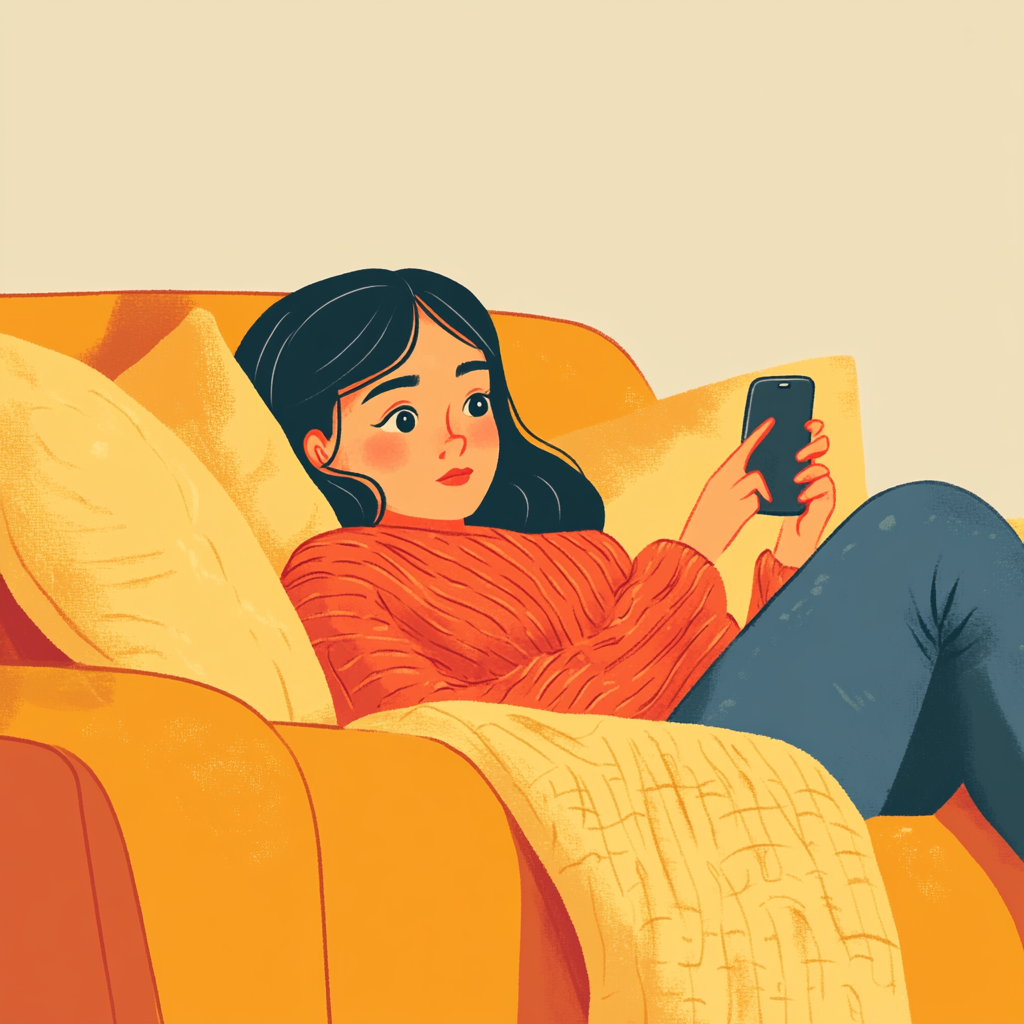 작심삼일을 반복하는 여성