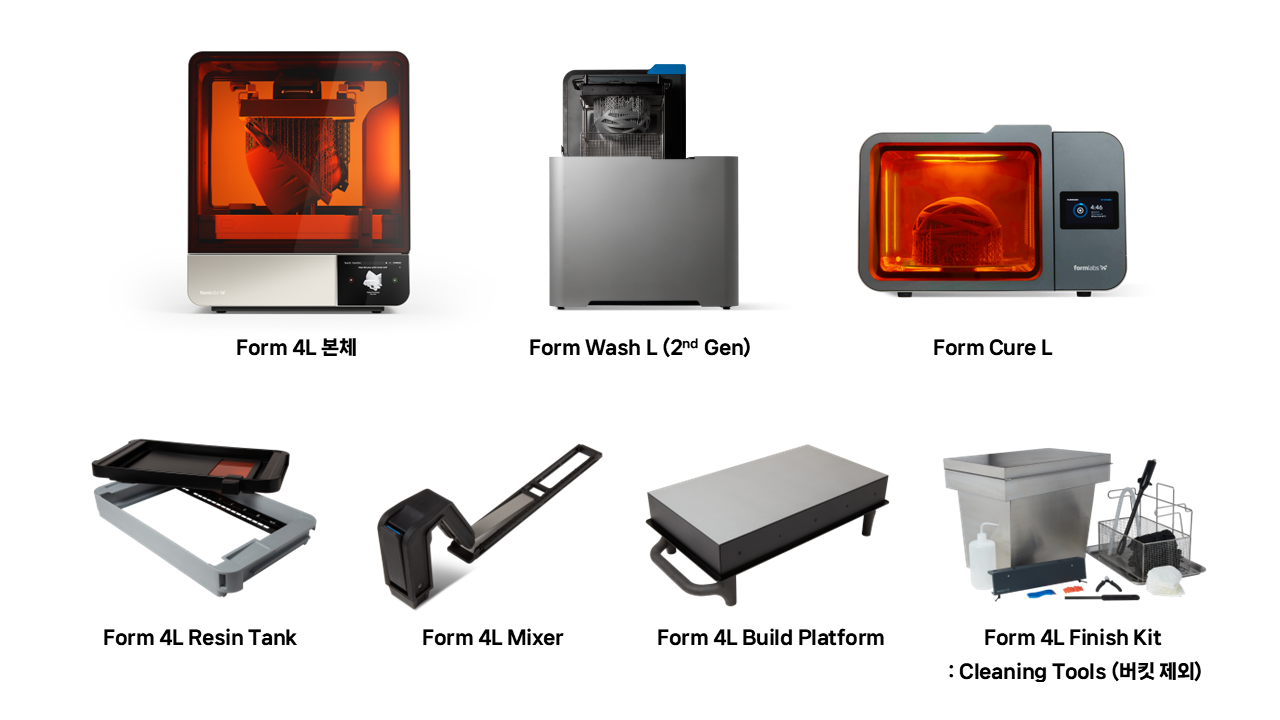 폼랩 Form 4L Complete Package (폼4L) 3D프린터