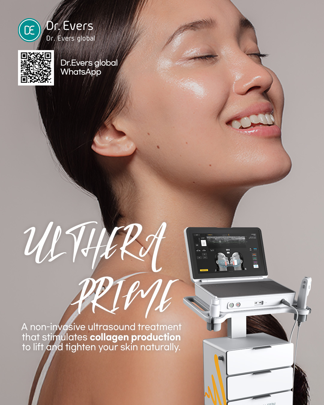 Top 4 ultrasound lifting treatments Ultherapy PRIME Ultherapy Shurink Universe Tenssera LinearZ guide — Dr. Evers Clinic
