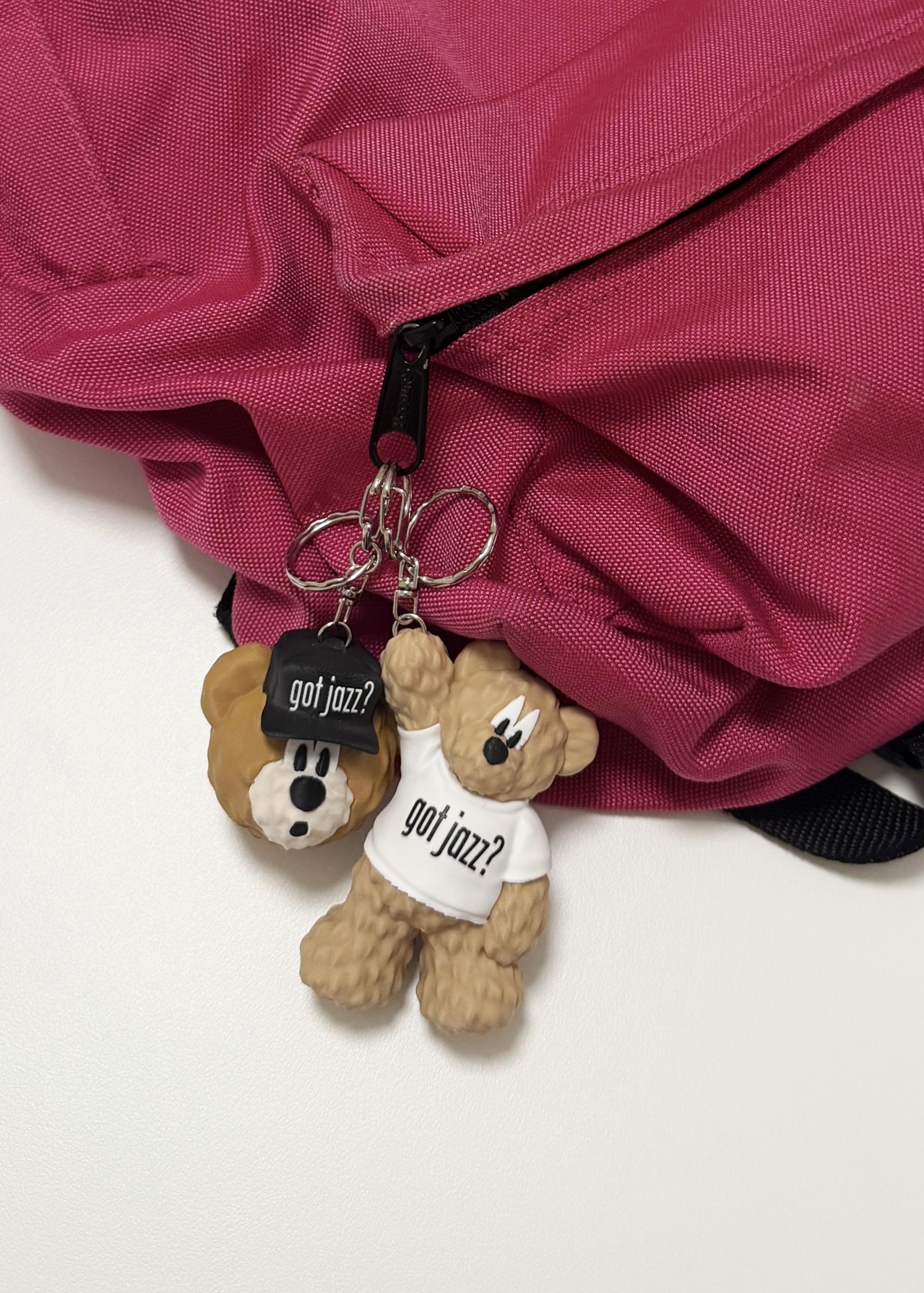 got jazz? Bear Key Ring - Black (X Manfromeast)