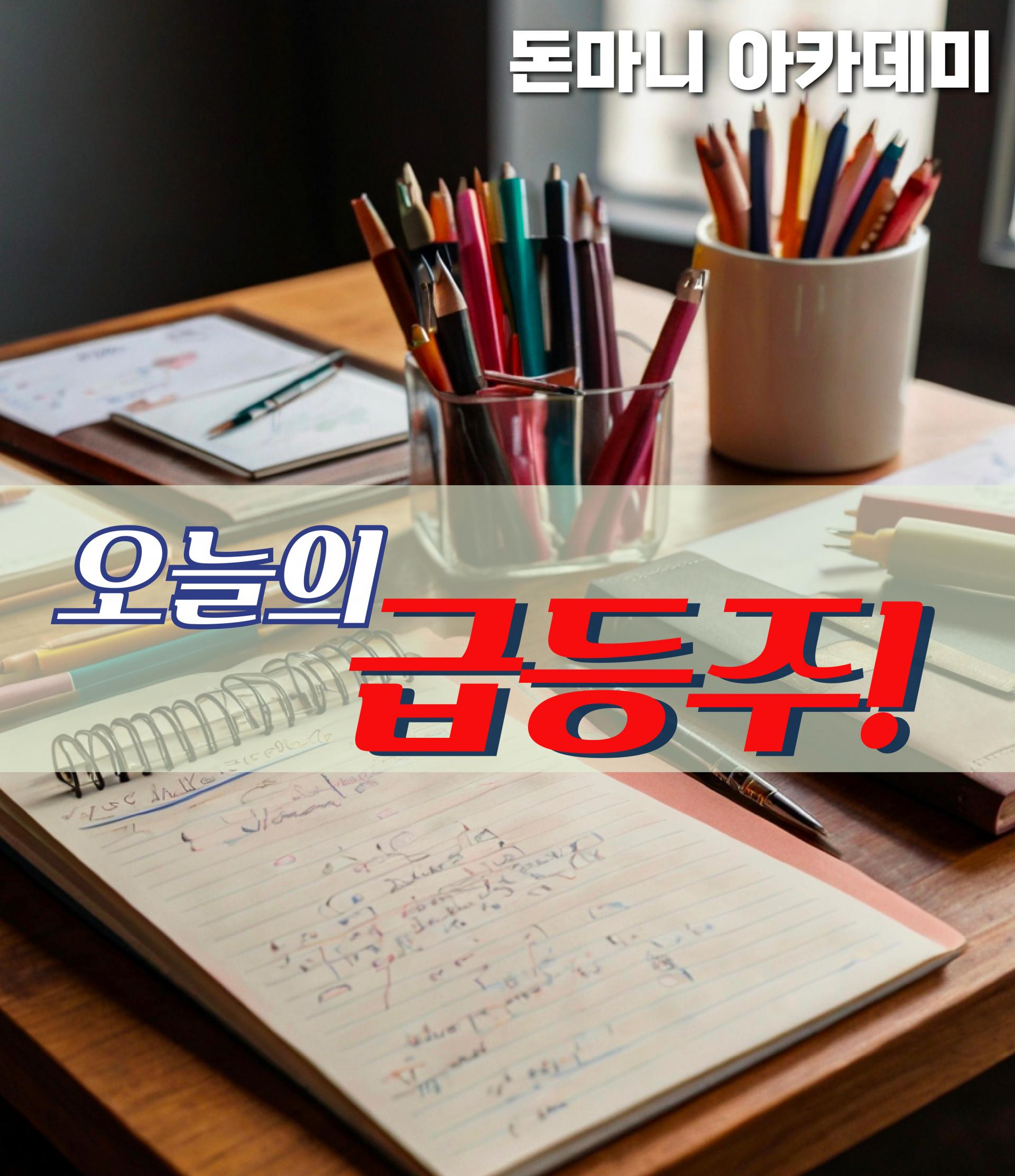 09월 04일 오늘의 급등주 : 돈마니스쿨
