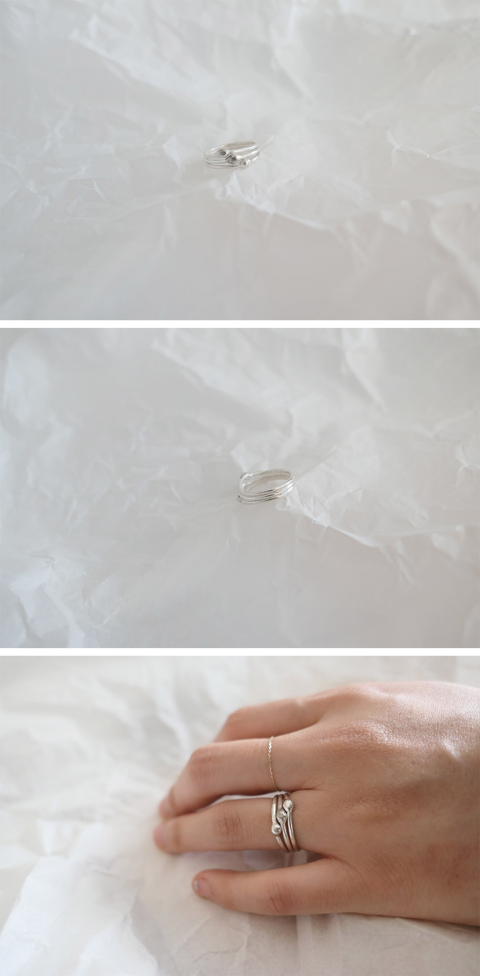 clear ball ring