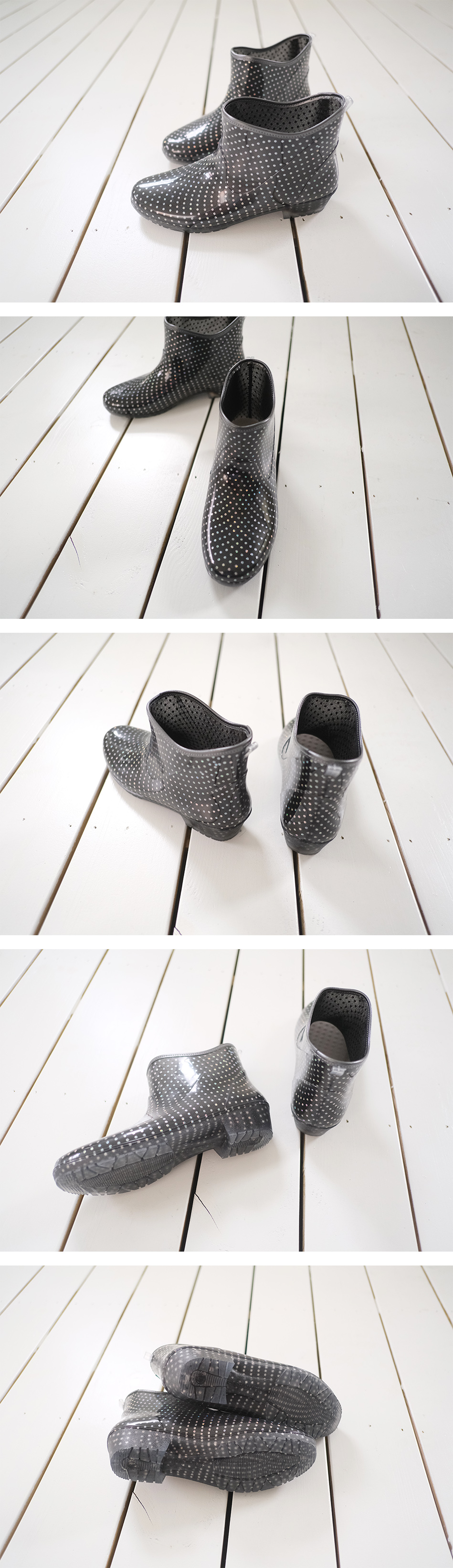 dot rain boots