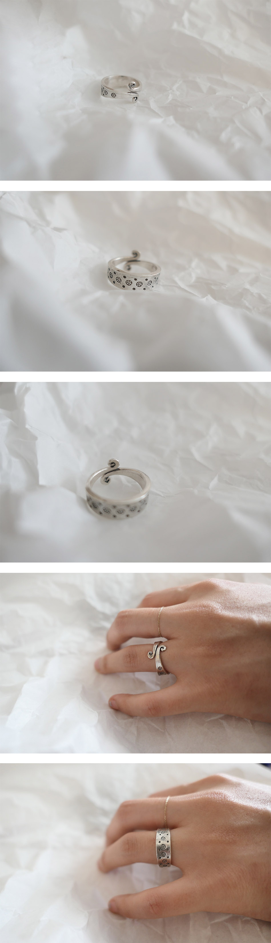 pattern winding ring