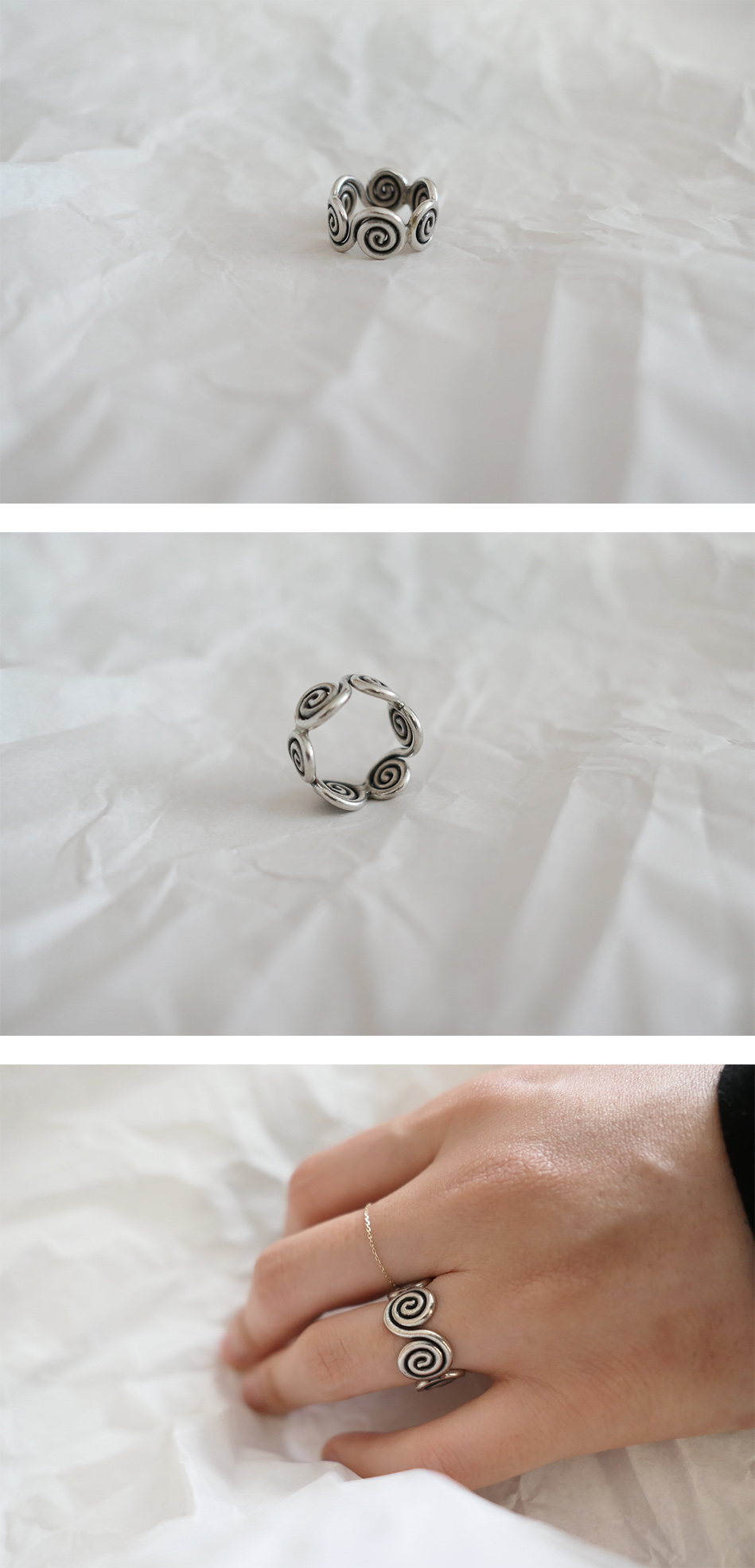 echo snail ring