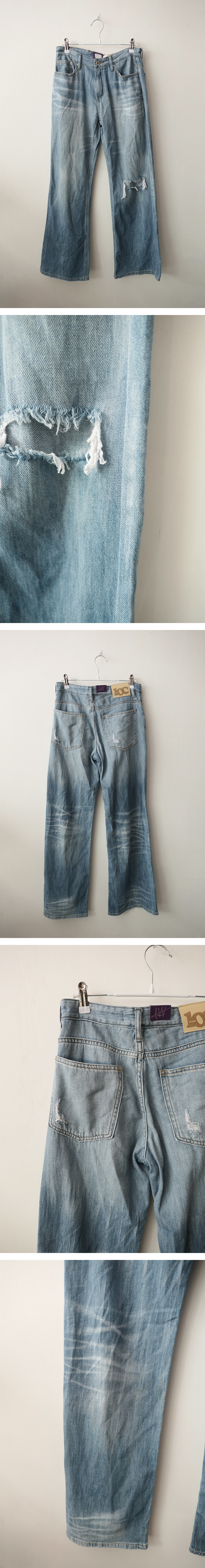 washing demage jean