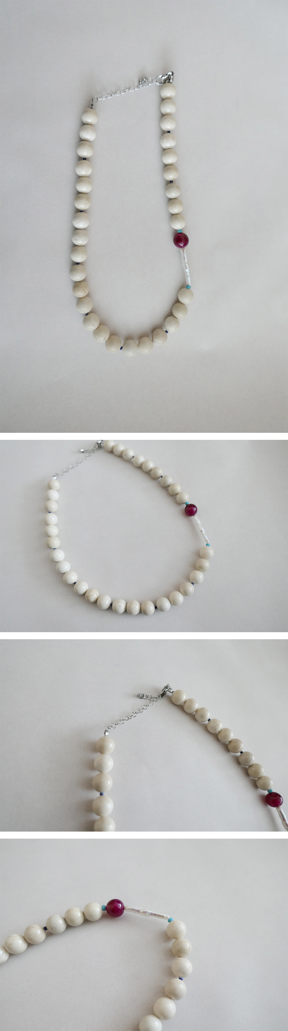 red ball necklace