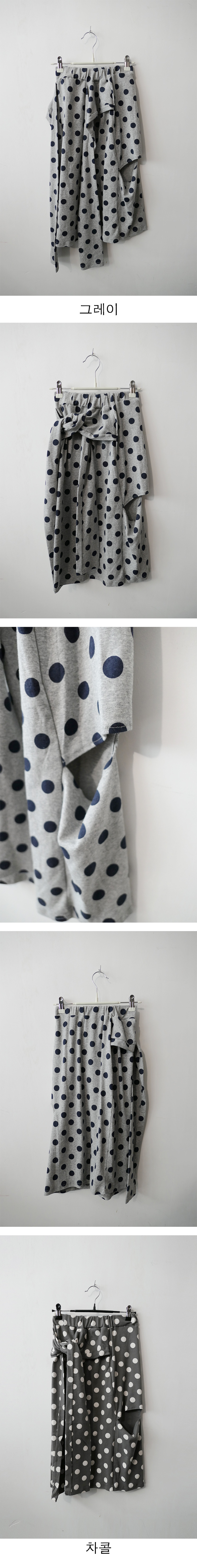 tied dot skirt (2c)