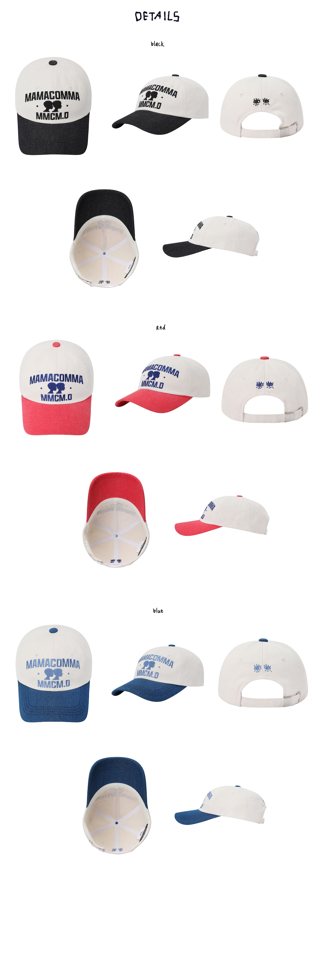 MM Double Arch N.01 Cap ( 3 colors )