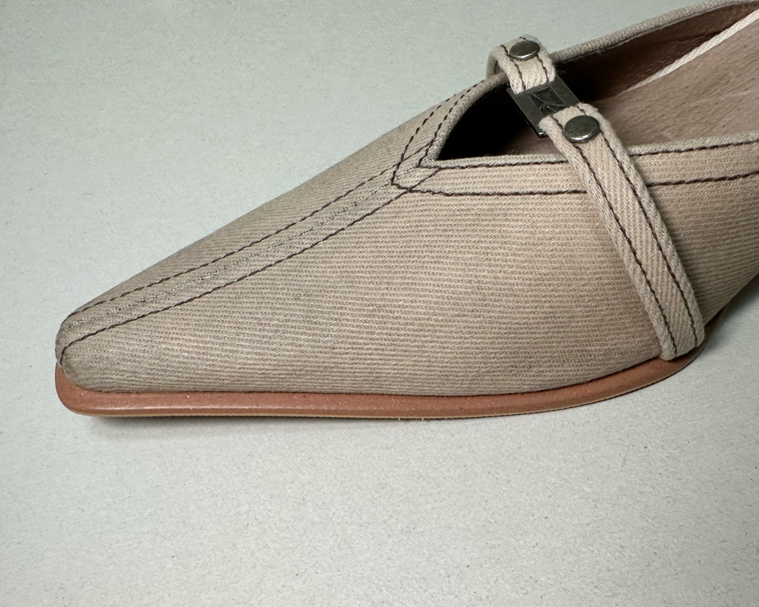 WAXED MULES 01 BEIGE | Refurb | Size 245