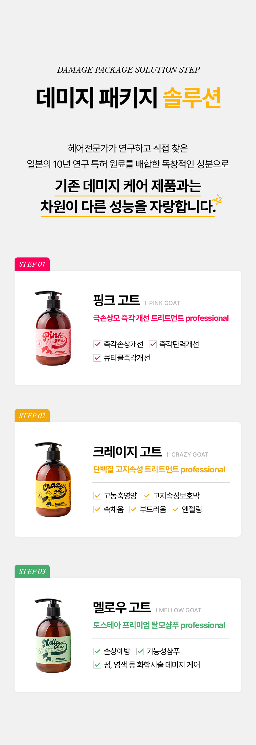 [크레이지고트] 단백질 고지속성 트리트먼트 300ml