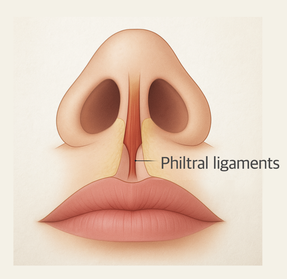 Philtral ligaments