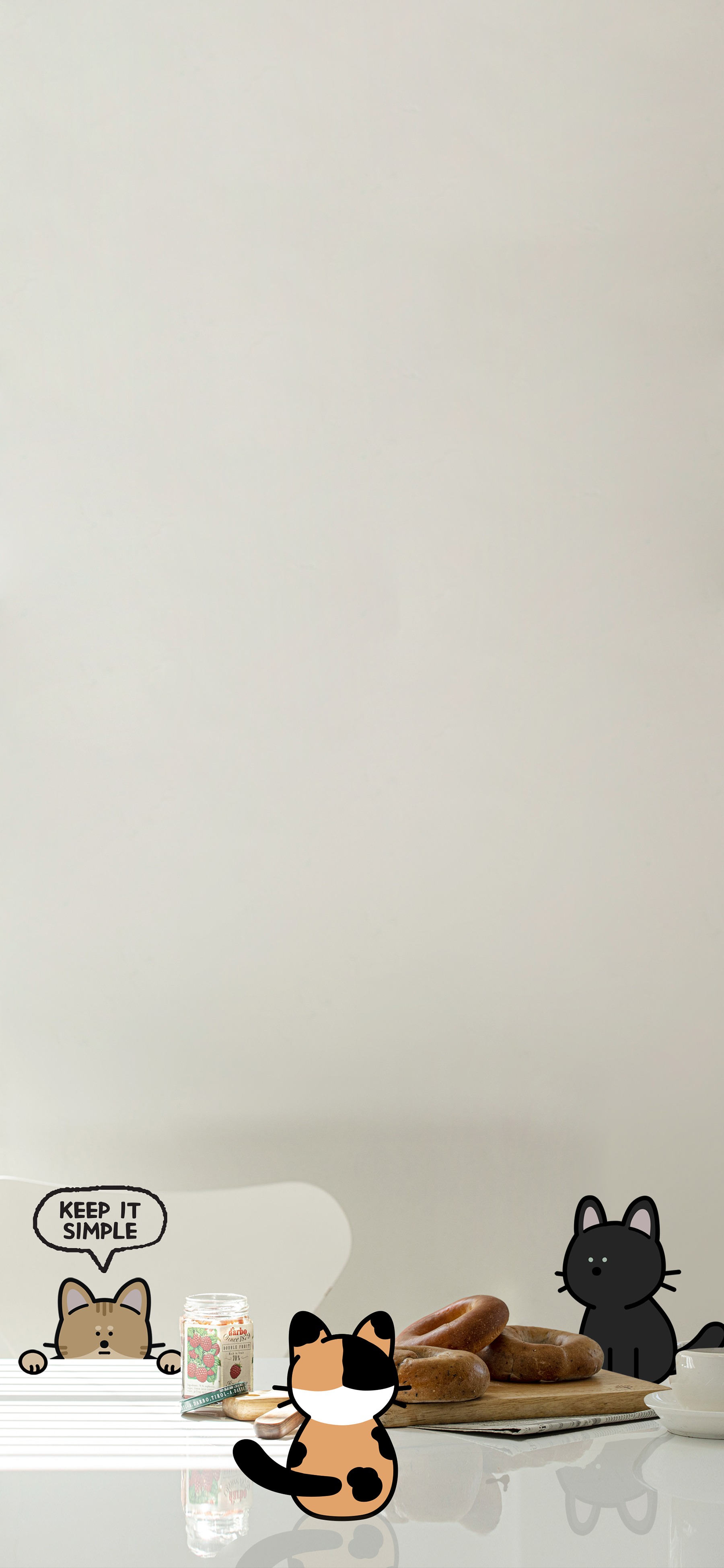 배경화면] With Bagel : 심냥즈 배경화면 페이지