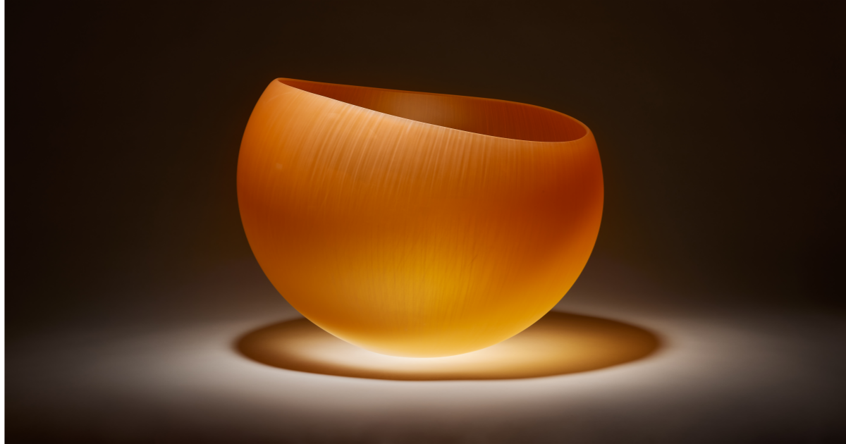 Lee Taehoon — glass works from the Cloudy Sky and Dreamscape series, hand-blown glass with cane technique