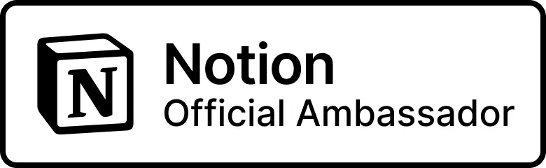 Notion Official Ambassador — 노션 공식 앰버서더 뱃지