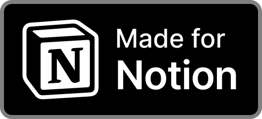 Made for Notion — 노션 공식 제작 뱃지