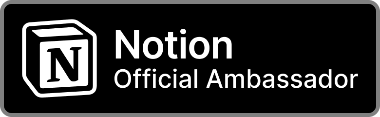 Notion Official Ambassador, 노션 공식 앰버서더 뱃지