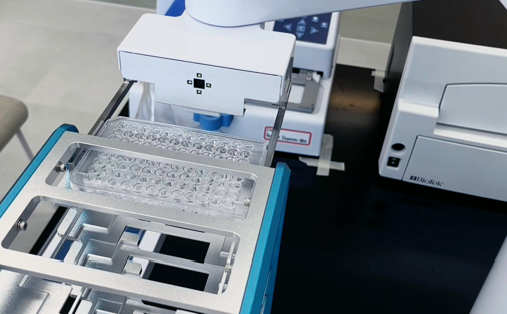 ABLE Labs Lab Automation System - Liquid handler, Robot Arm, MultiDrop combi, HTX Reader