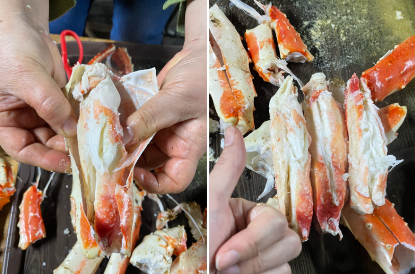 특A급 북해도 프리미엄 활 레드킹크랩 1마리 (암컷/수컷)